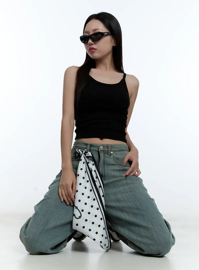 slim-fit-tank-top-cu526 / Black