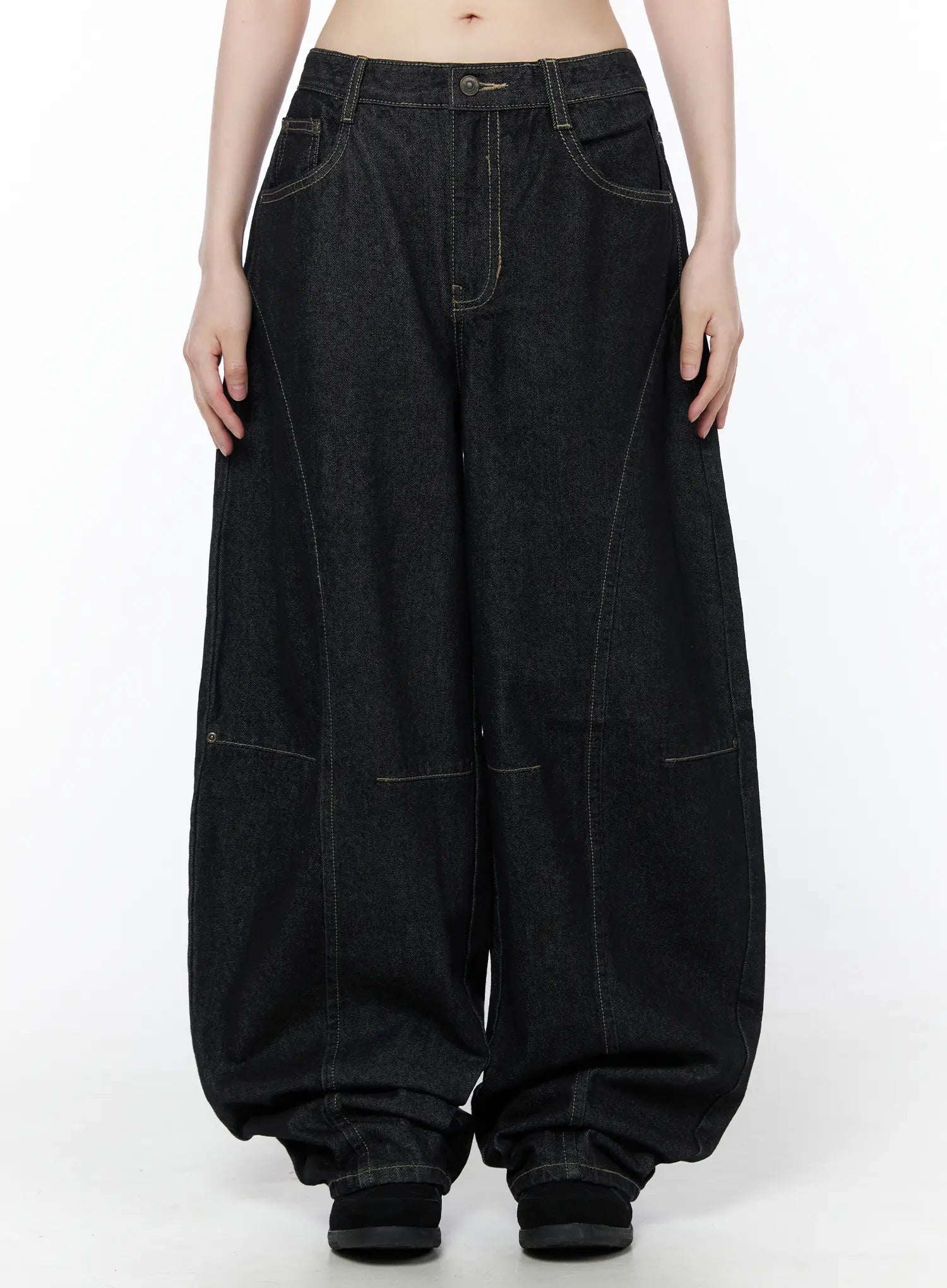lova-baggy-jeans-cu519 / Black