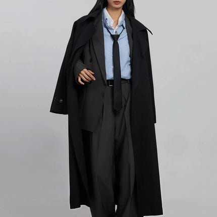 tailored-trench-coat-id516 / Black