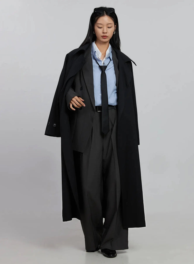 tailored-trench-coat-id516 / Black