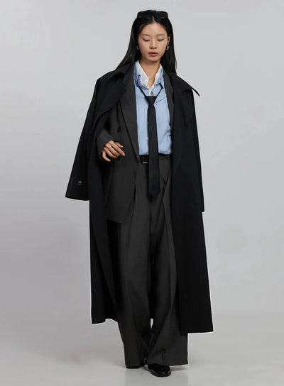 tailored-trench-coat-id516 / Black