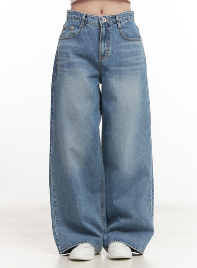 juna-wide-leg-jeans-ca511 / Blue