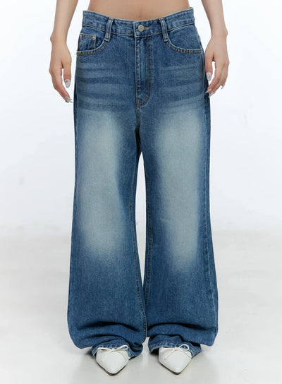 dabin-classic-straight-fit-denim-jeans-cl530 / Blue