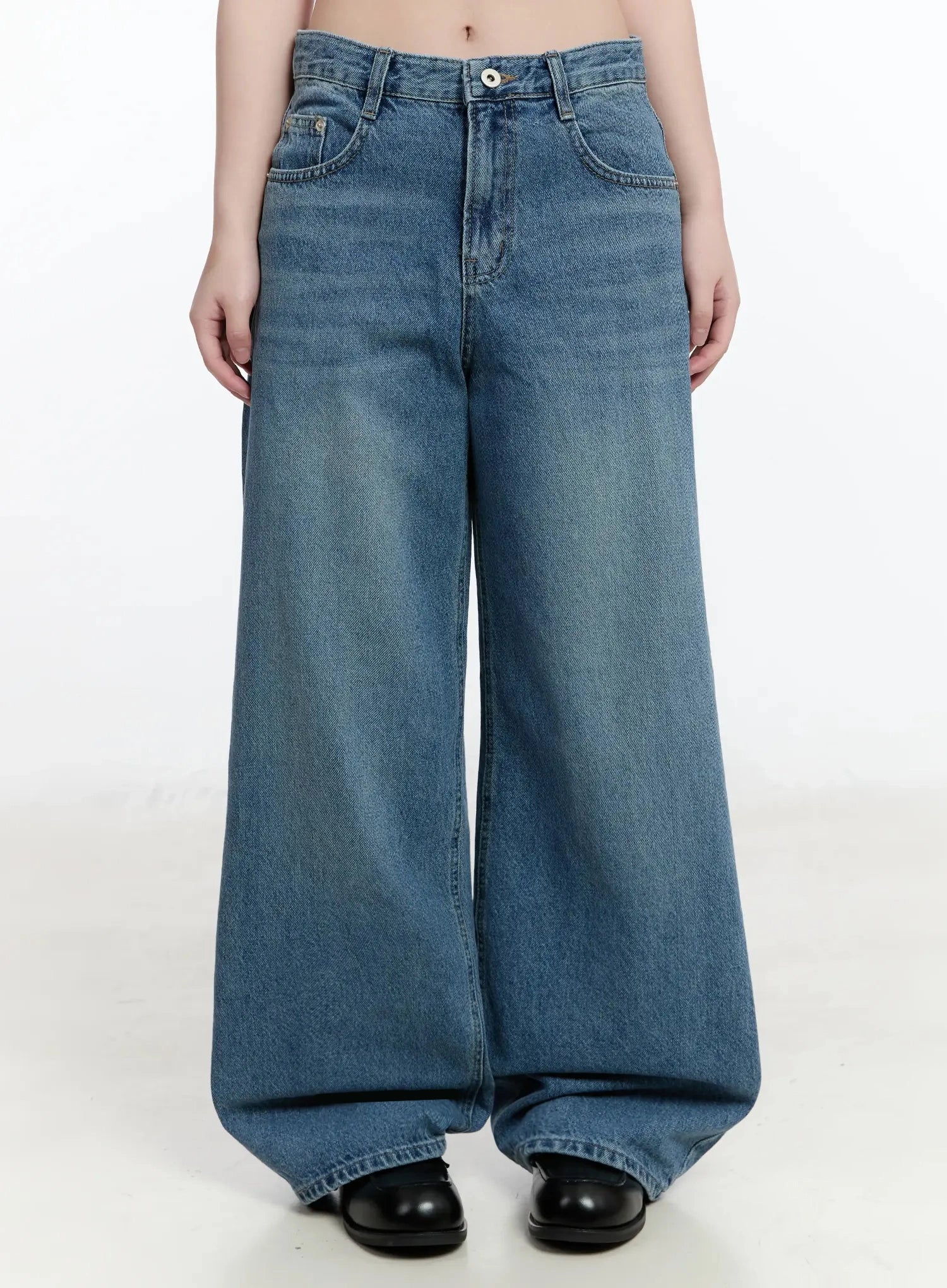 fallon-classic-wide-leg-jeans-im519 / Blue