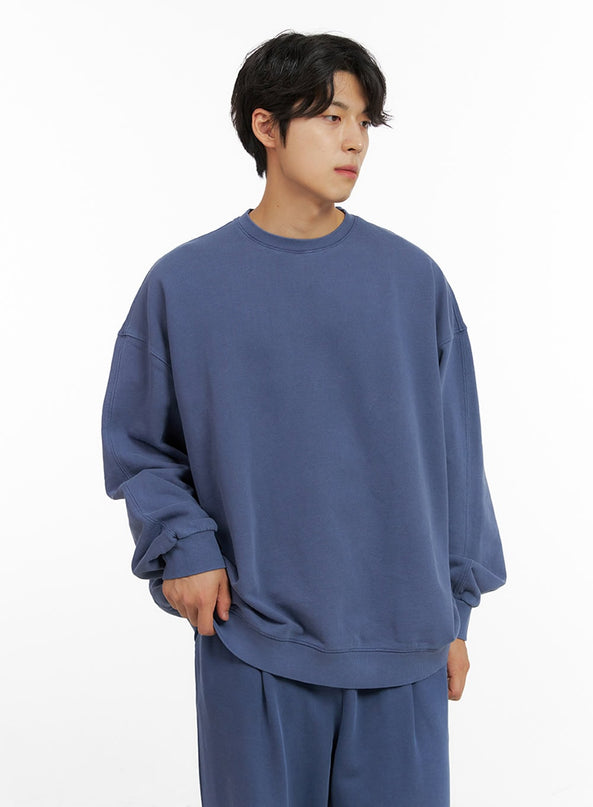 mens-cozy-cotton-sweatshirt-ig409 / Blue