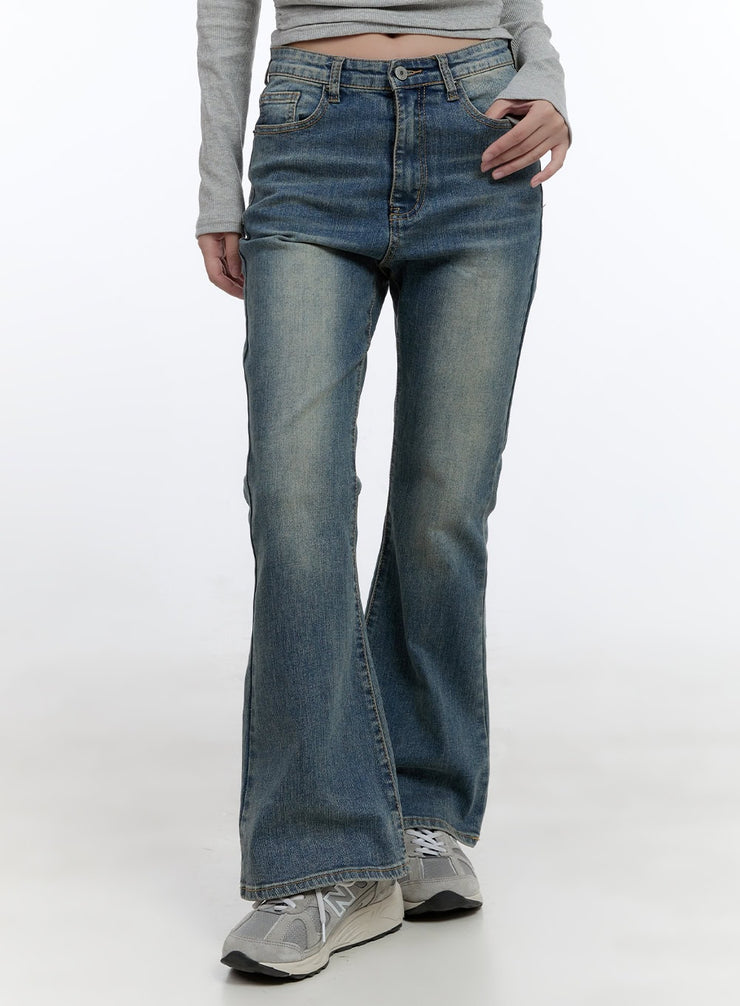 timeless-bootcut-washed-pippa-denim-cs406 / Blue