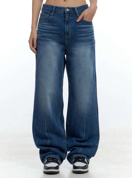 chanel-washed-sky-wide-fit-denim-cs424 / Blue