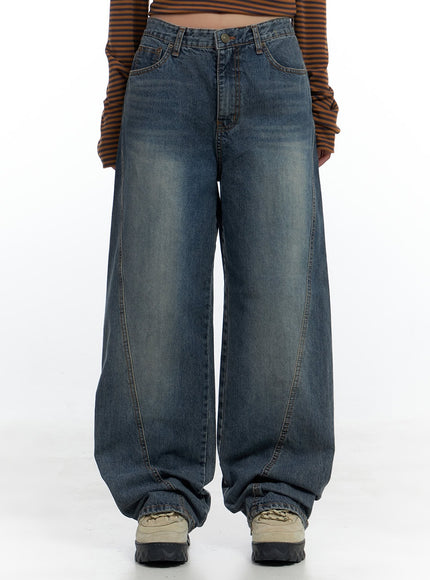 irie-wide-fit-denim-chic-jeans-cs424 / Blue