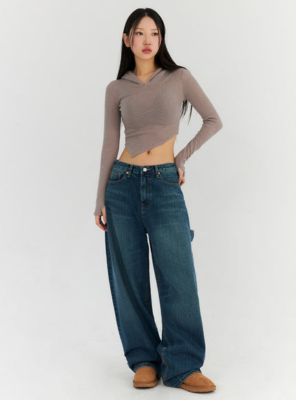 oversized-wide-fit-jeans-cn314 / Blue