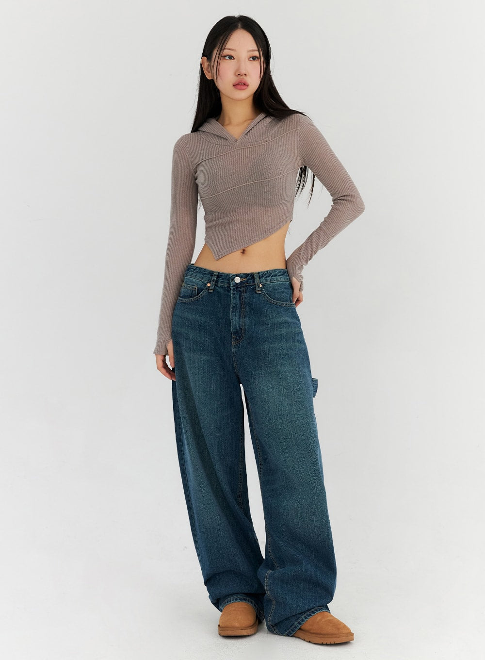 Oversized Wide Fit Jeans CN314