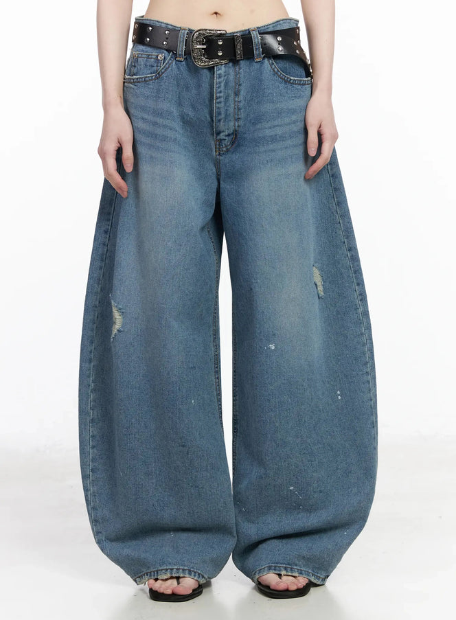 kairi-vintage-wide-leg-jeans-iu509 / Blue