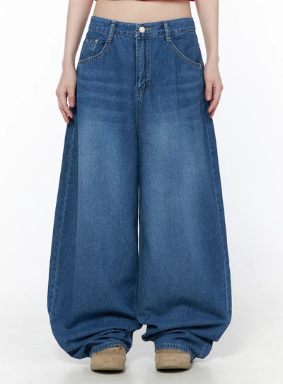 tommie-wide-leg-jeans-cu519 / Blue