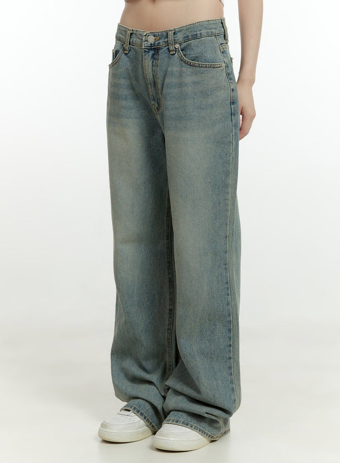 low-rise-straight-jeans-cg401 / Blue