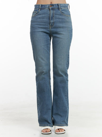 noa-washed-straight-jeans-og407 / Blue