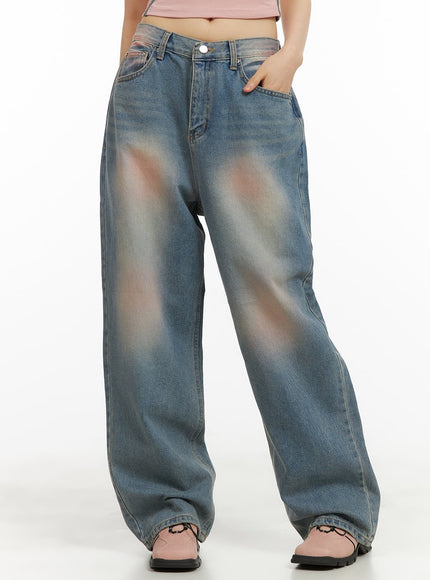 cotton-cloud-baggy-jeans-cy414 / Blue