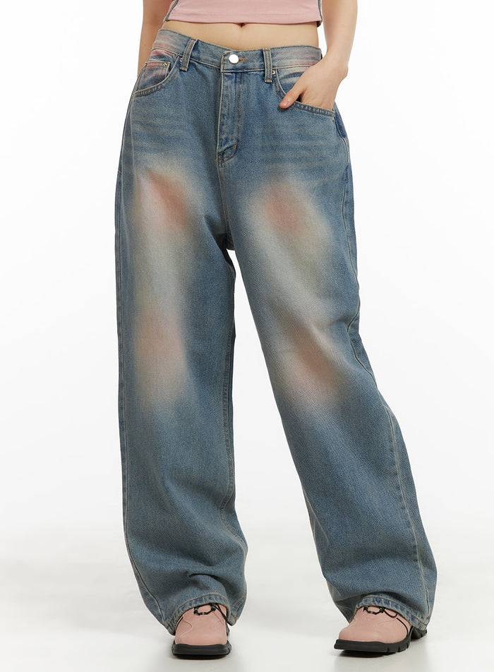 cotton-cloud-baggy-jeans-cy414 / Blue