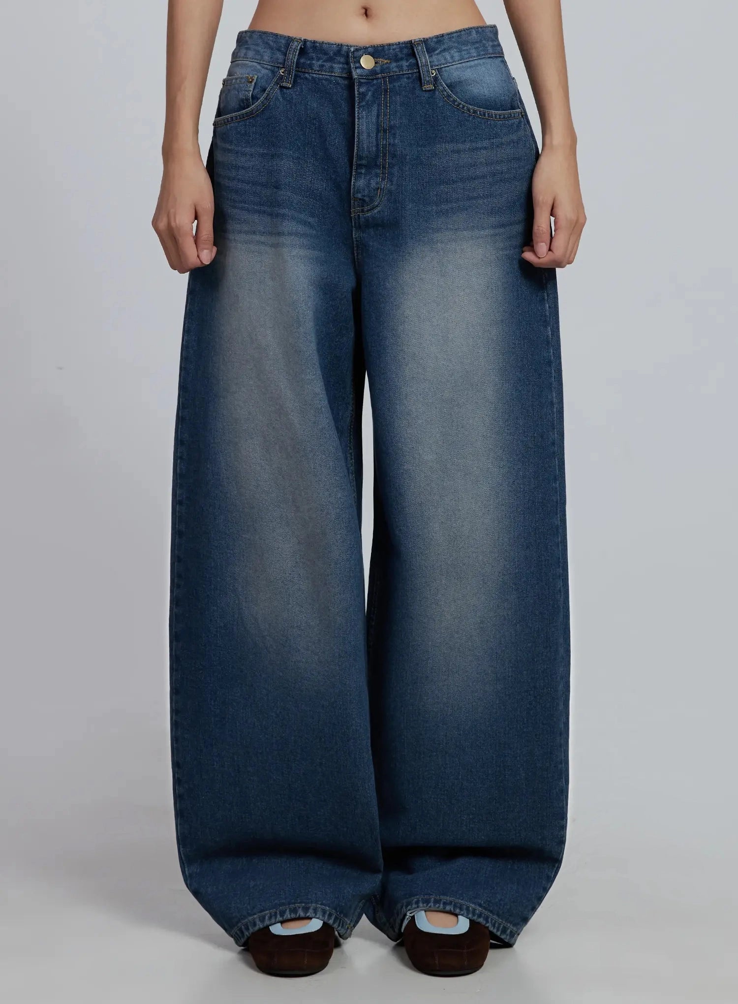 carter-wide-leg-balloon-jeans-im520 / Blue