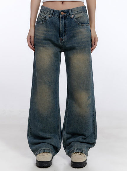 juliana-washed-wide-leg-jeans-cj509 / Blue