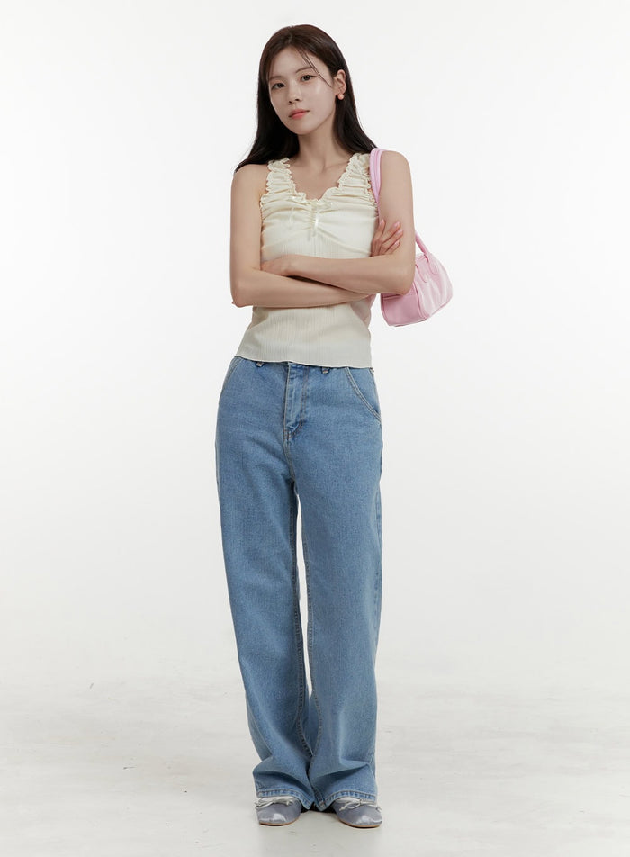 classic-straight-jeans-oy409 / Blue
