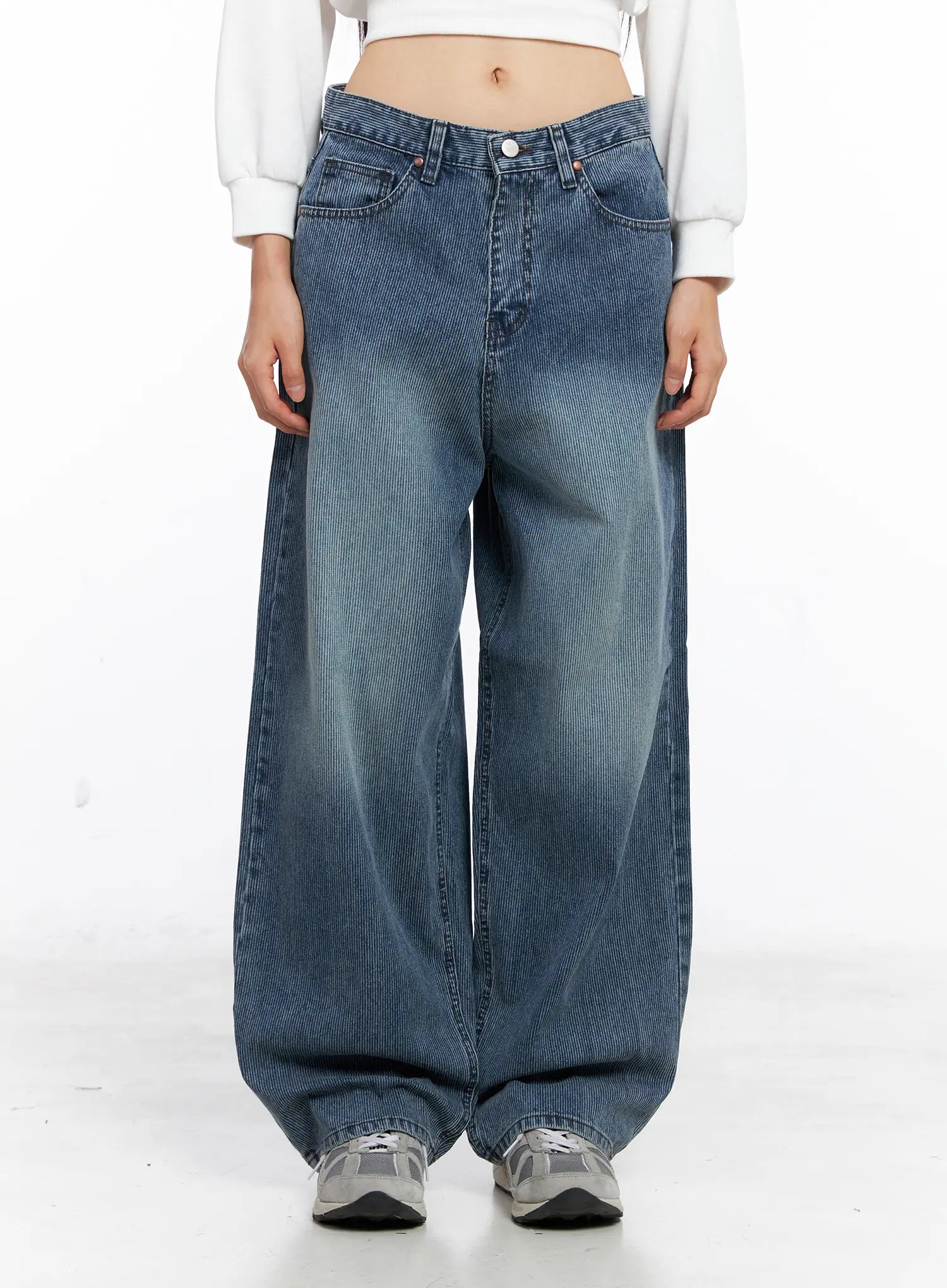 edith-baggy-jeans-cs509 / Blue