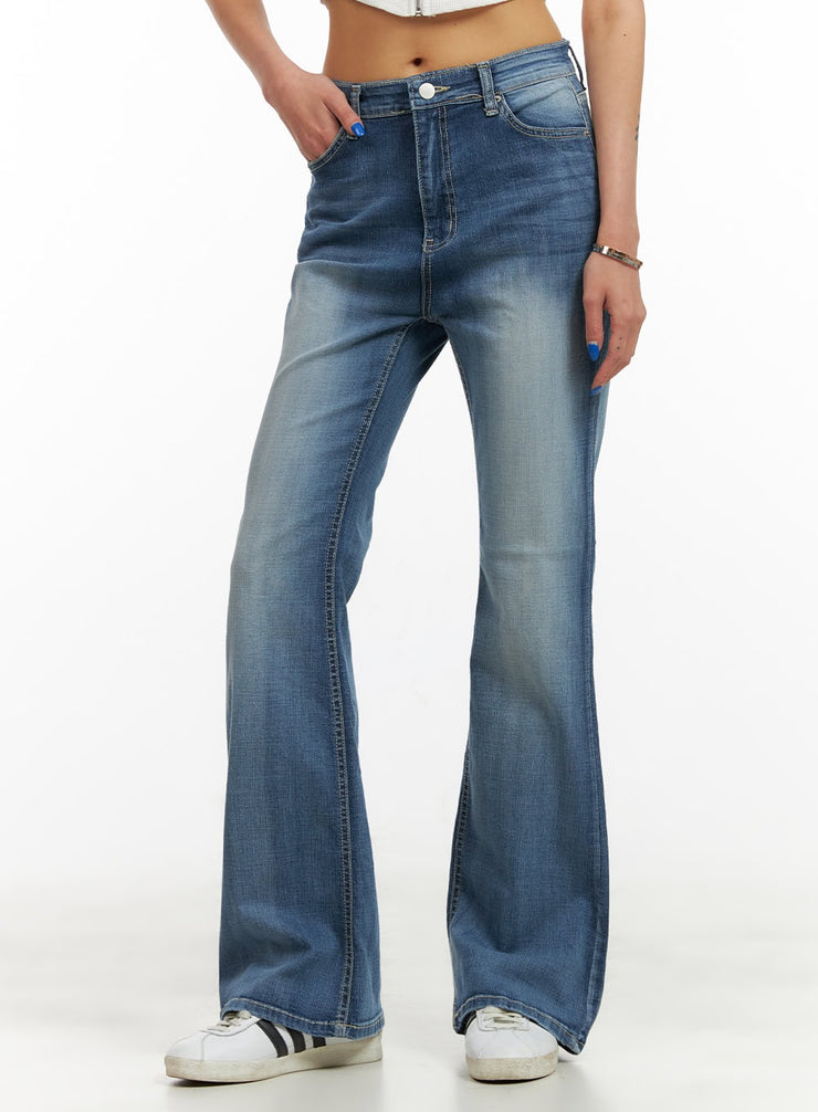 basic-bootcut-jeans-cy431 / Blue