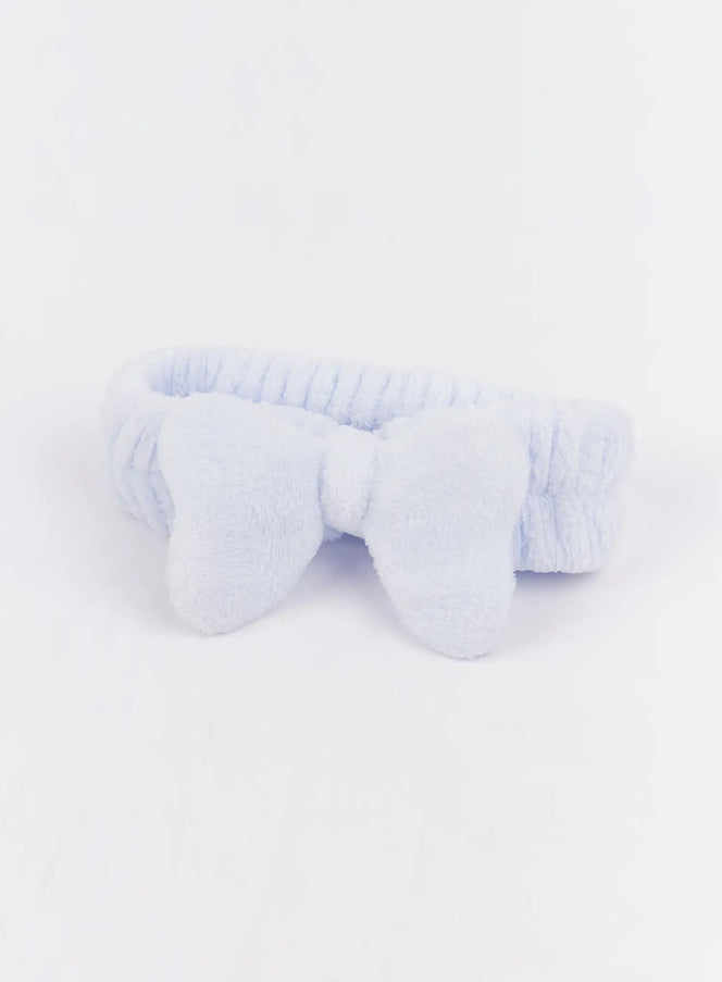 fluffy-ribbon-headband-im527 / Blue