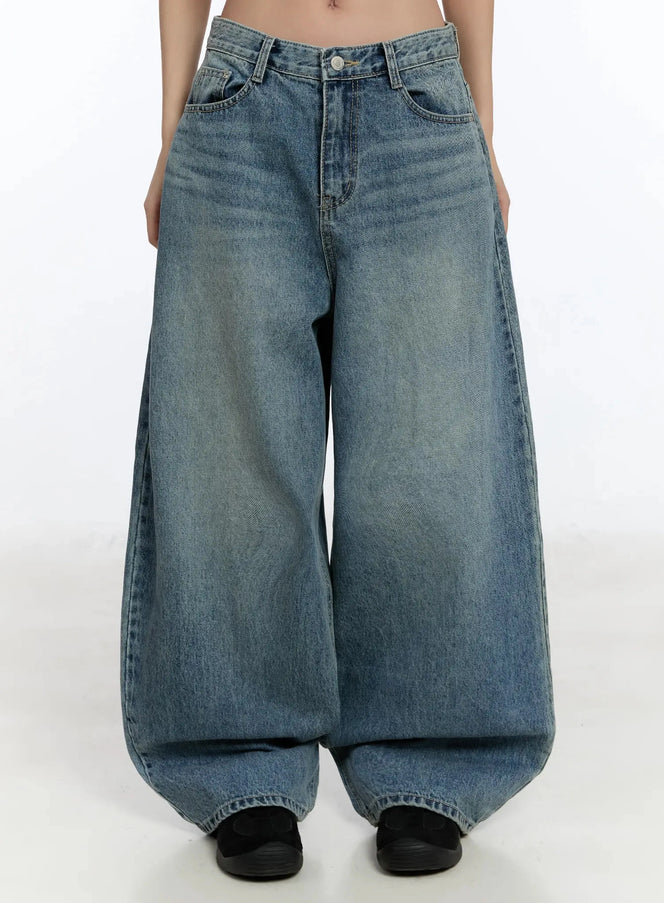 nevaeh-wide-leg-jeans-if524 / Blue