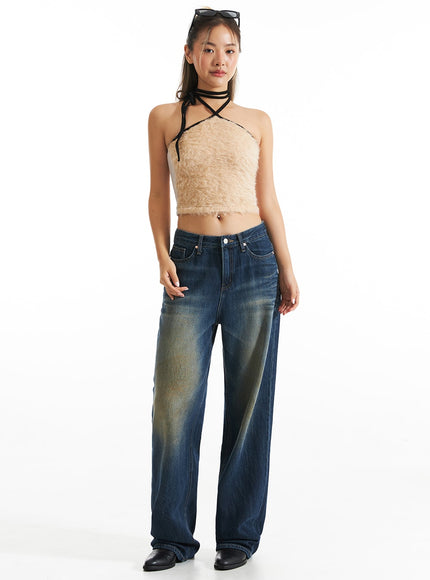 washed-wide-leg-jeans-co313-1 / Blue