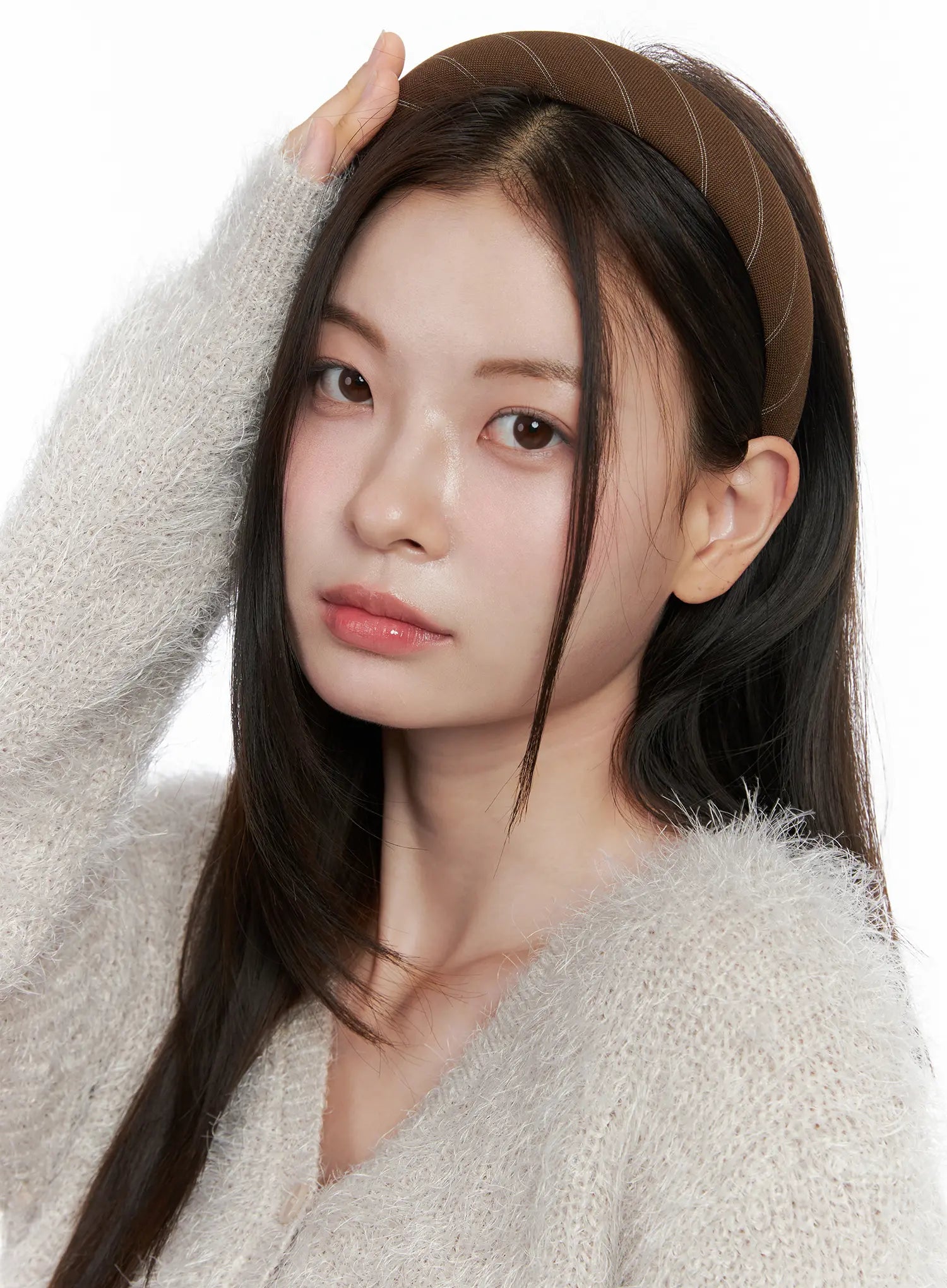 polished-fashion-headband-co506 / Brown