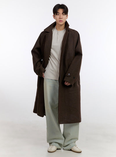 mens-classic-trench-coat-if528 / Brown