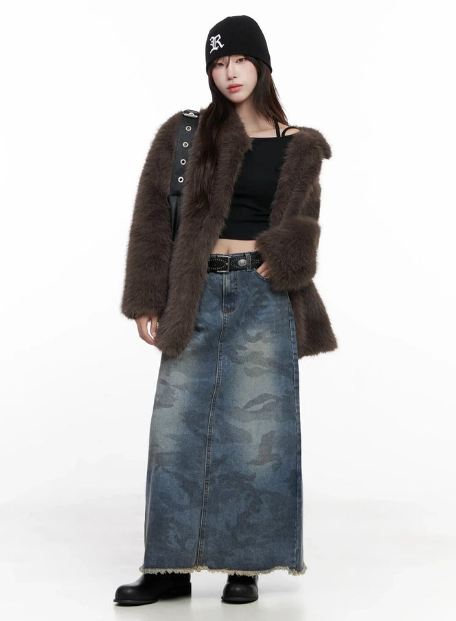 chic-faux-fur-coat-in514 / Brown