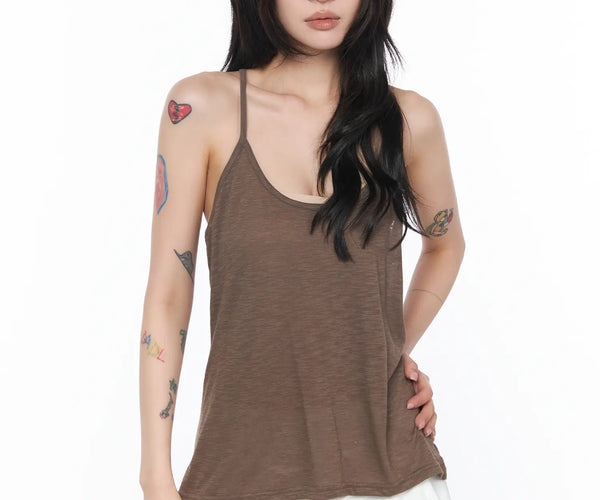Basic Loose-Fit Tank Top CA527 - Casual style | LEWKIN