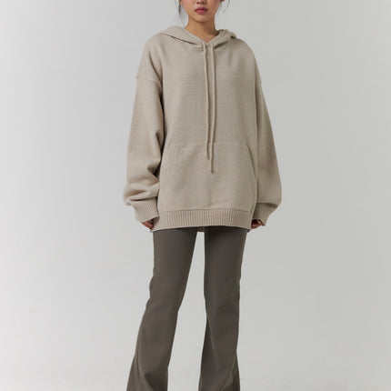 slim-fit-boot-cut-pants-cd319 / Dark beige