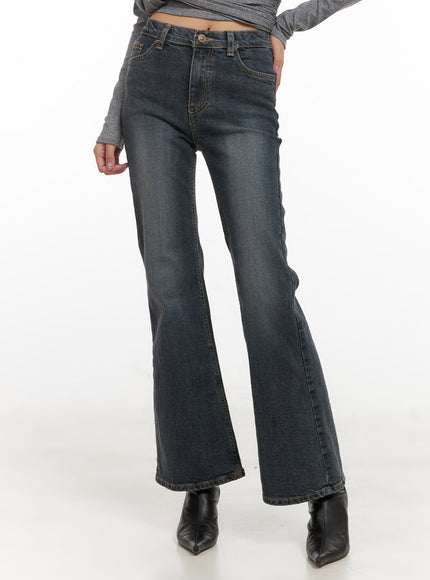 veronica-slim-fit-washed-jeans-cd409 / Dark blue
