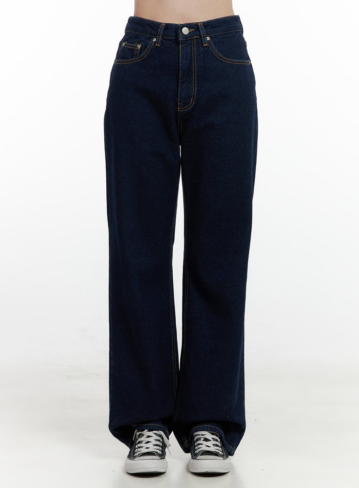 brielle-warm-denim-jeans-on408 / Dark blue