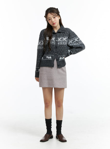 basic-solid-faux-leather-loafers-oj415 / Dark brown