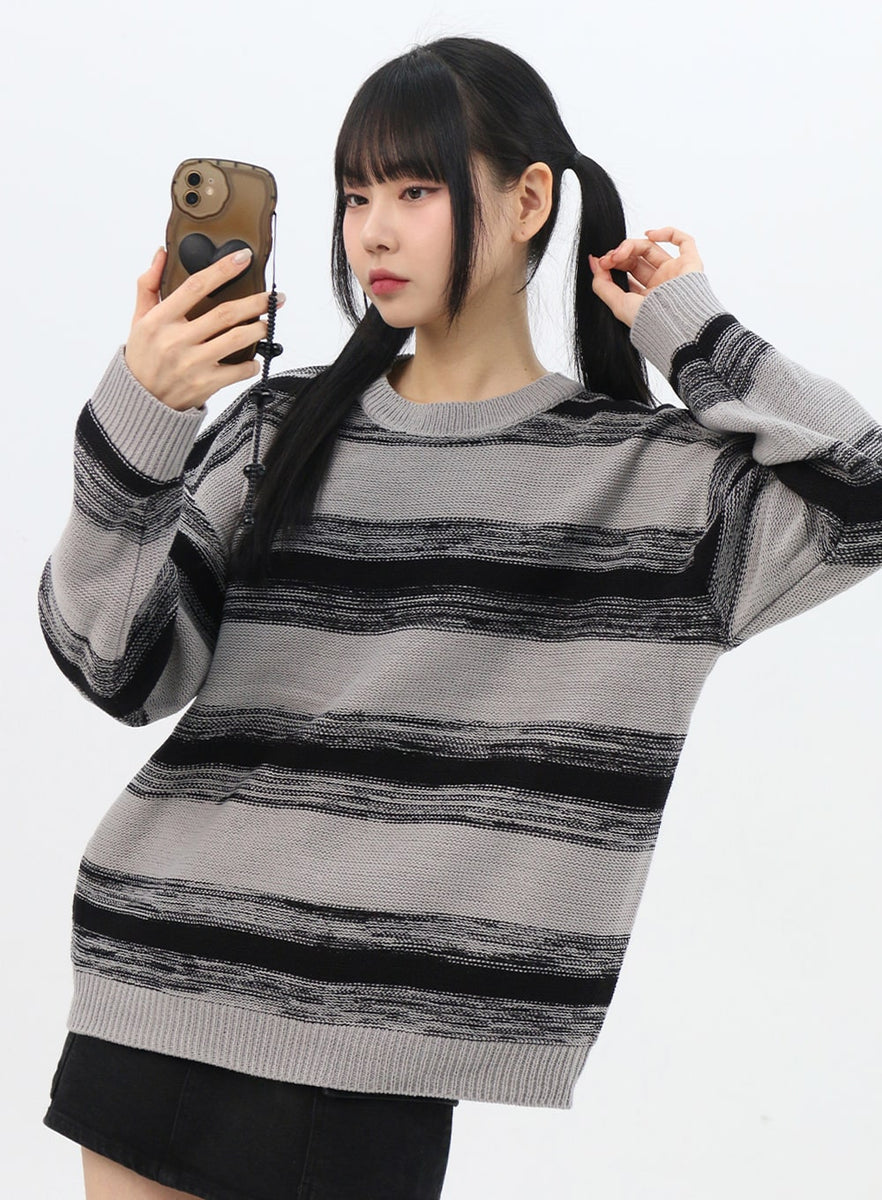 Sherbet Stripe Knit - Lewkin