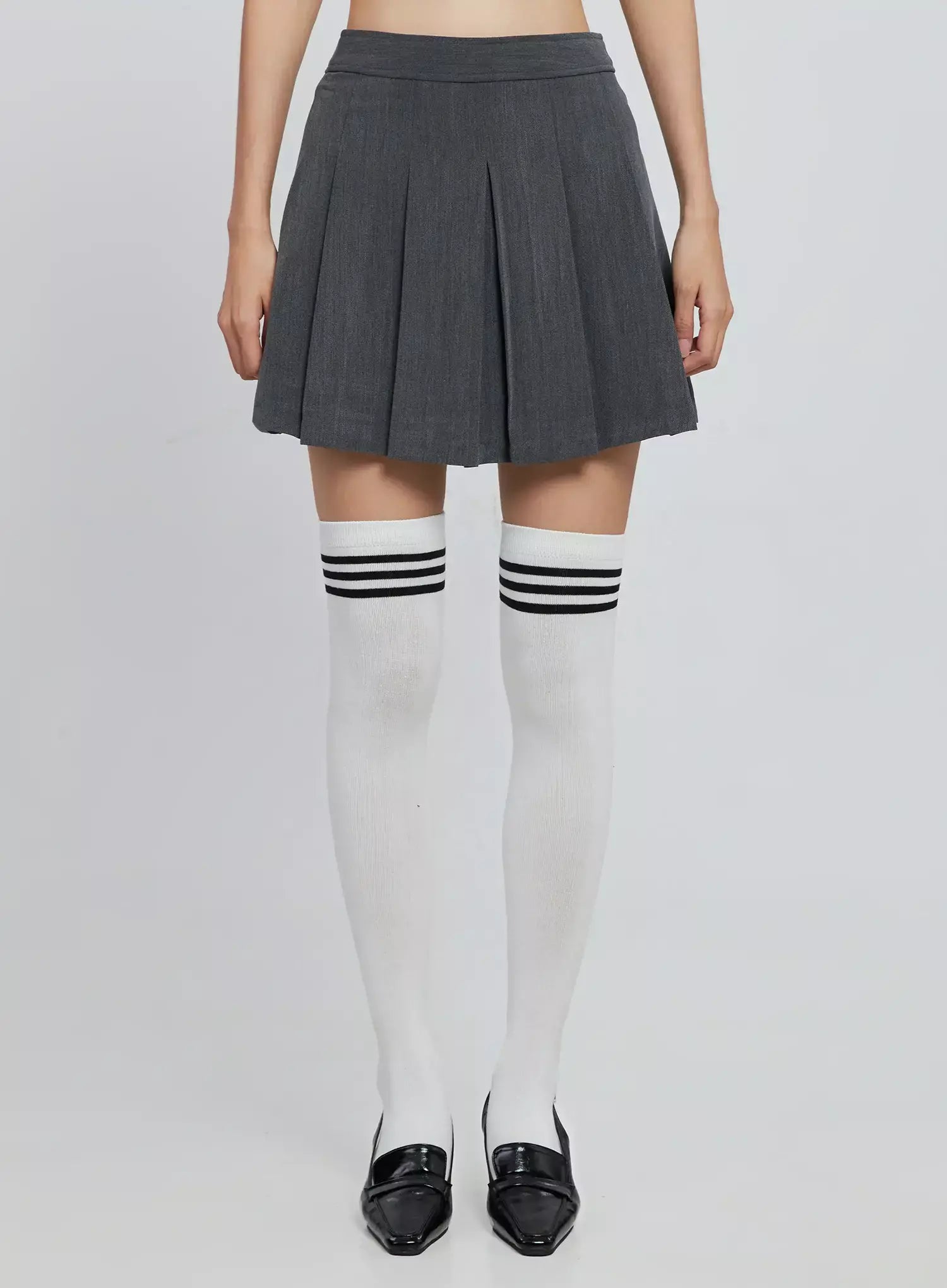 classic-schoolgirl-skirt-io530 / Dark gray