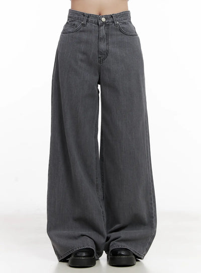 jiyeon-dark-gray-denim-jeans-cl516 / Dark gray