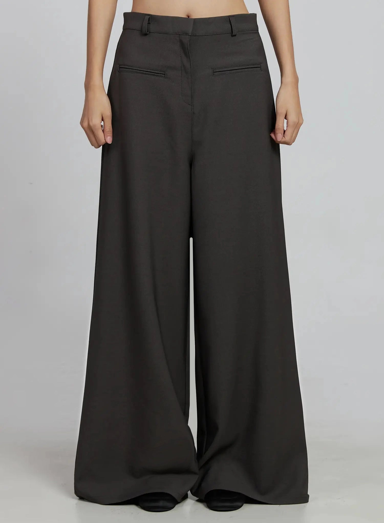 wide-leg-tailored-trousers-im520 / Dark gray