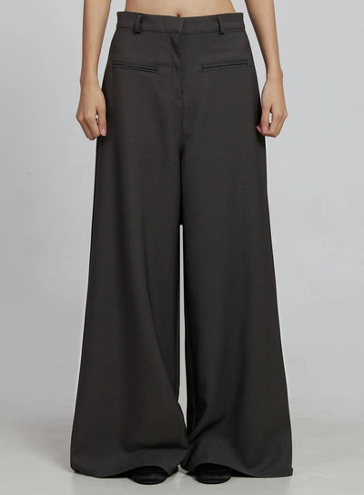 wide-leg-tailored-trousers-im520 / Dark gray
