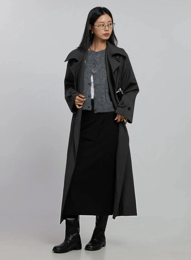 oversized-trench-coat-id516 / Dark gray