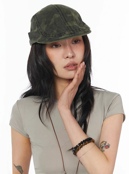 camouflage-military-hunting-cap-iu509 / Dark green