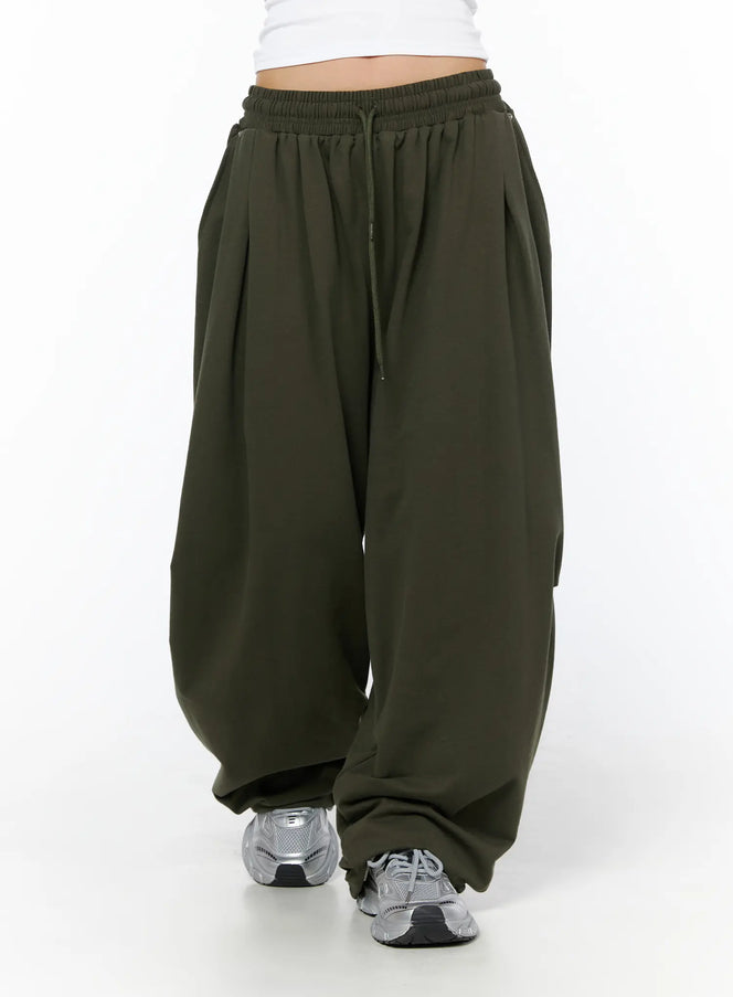 relaxed-fit-cargo-pants-cu512 / Dark green