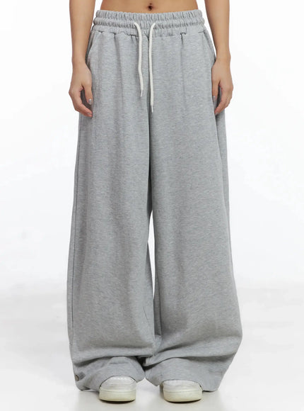 snap-detail-sweatpants-id503 / Gray