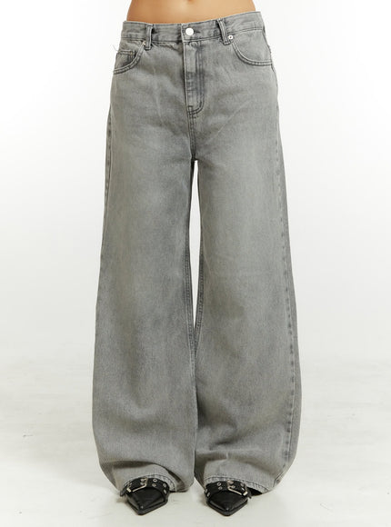 low-waist-baggy-jeans-cu424 / Gray