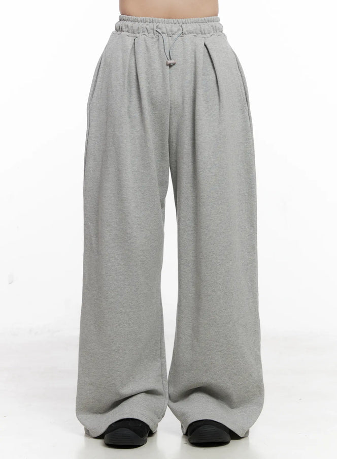 wide-leg-sweatpants-co523 / Gray