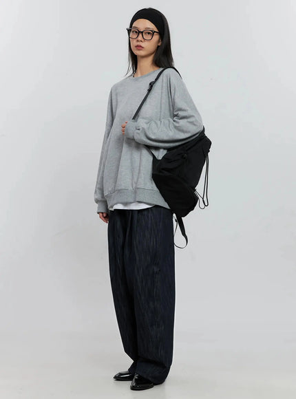 classic-grey-crewneck-sweatshirt-is516 / Gray