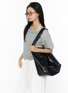 stripe-halter-neck-short-sleeve-set-iu516 / Gray