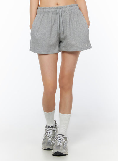 casual-cotton-shorts-iu516 / Gray